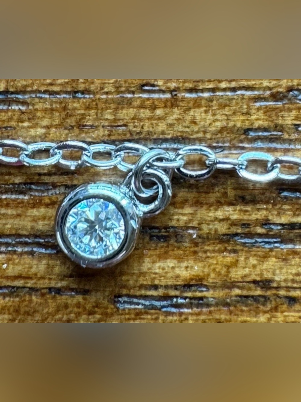 Moissanite 3 Flower/2 Stones Chain 925 Sterling Silver Bracelet - Picture 4 of 14